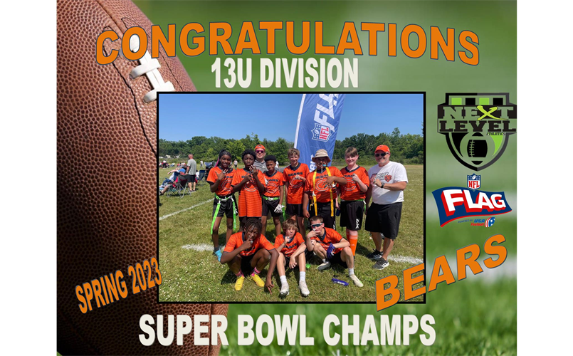 13U Super Bowl Champs -Spring 2023